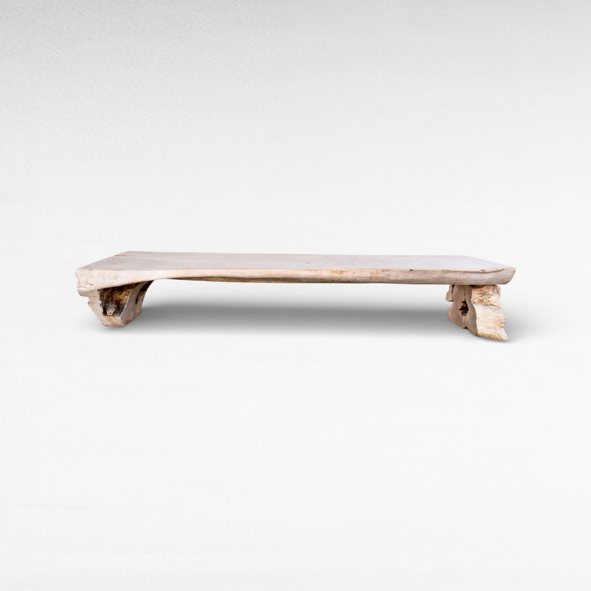 COFFEE TABLE SUAR WOOD BLEACHED W270 |D85 |H45 cm