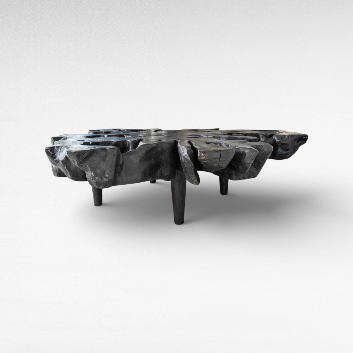 COFFEE TABLE LYCHEE WOOD BLACK W170 |D175 |H45cm