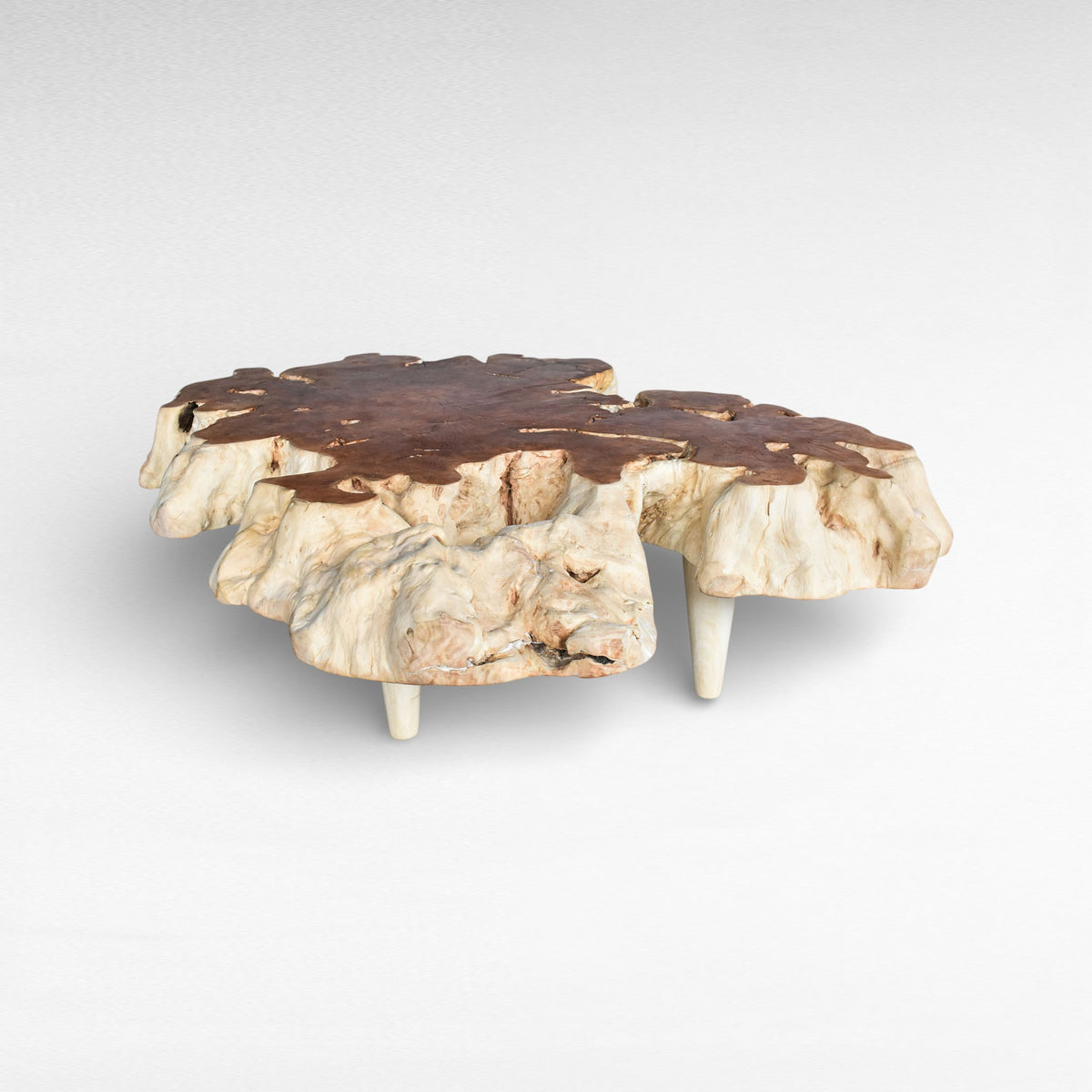 NATURAL COLOR LYCHEE COFFEE TABLE W150 |D100 |H45 cm