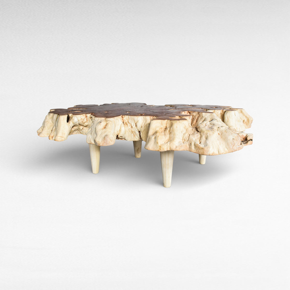 NATURAL COLOR LYCHEE COFFEE TABLE W150 |D100 |H45 cm