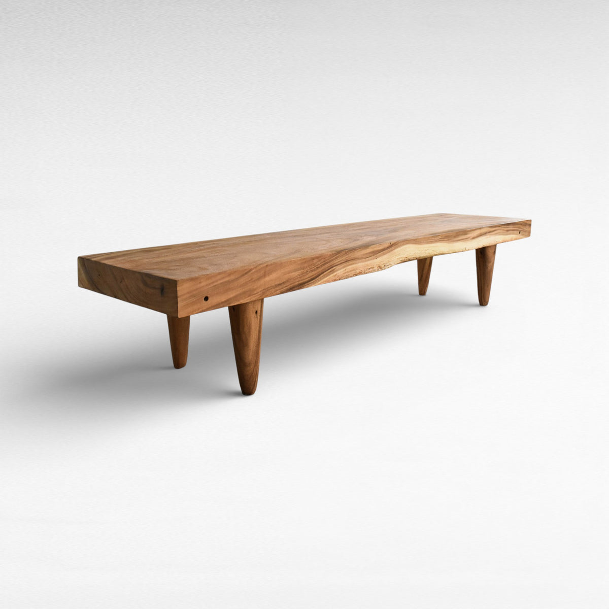 LONG COFFEE TABLE SUAR WOOD NATURAL W215 |D50 |H40 cm