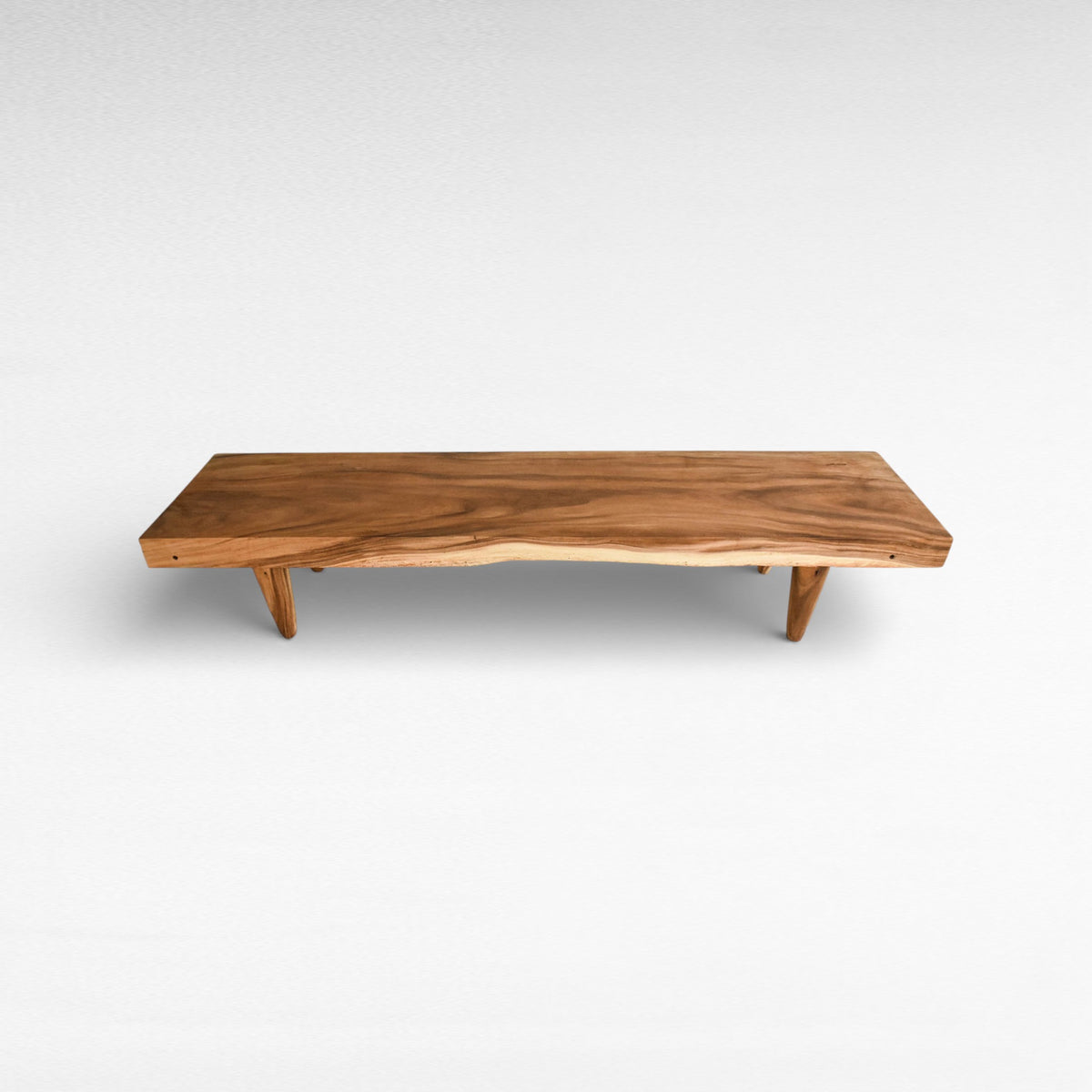 LONG COFFEE TABLE SUAR WOOD NATURAL W215 |D50 |H40 cm