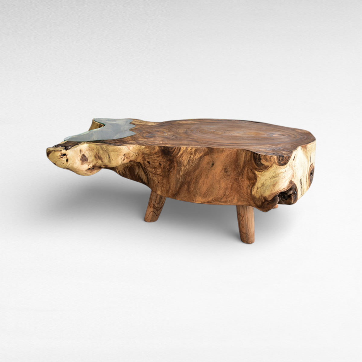 NATURAL COFFEE TABLE W130 |D90 |H45 cm