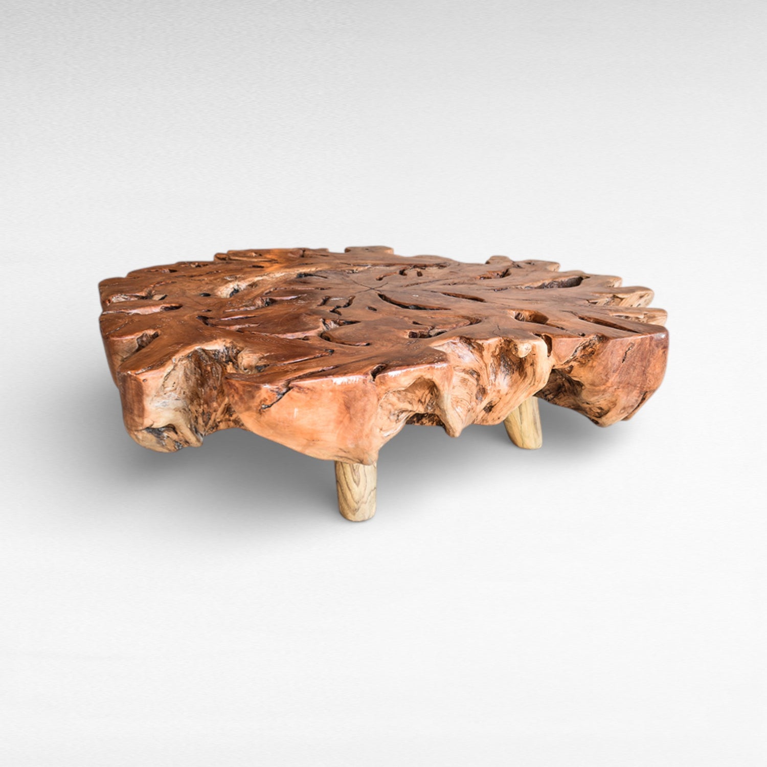 EUPHORIA LONGANA WOOD COFFEE TABLE W150 |D130 |H45 cm