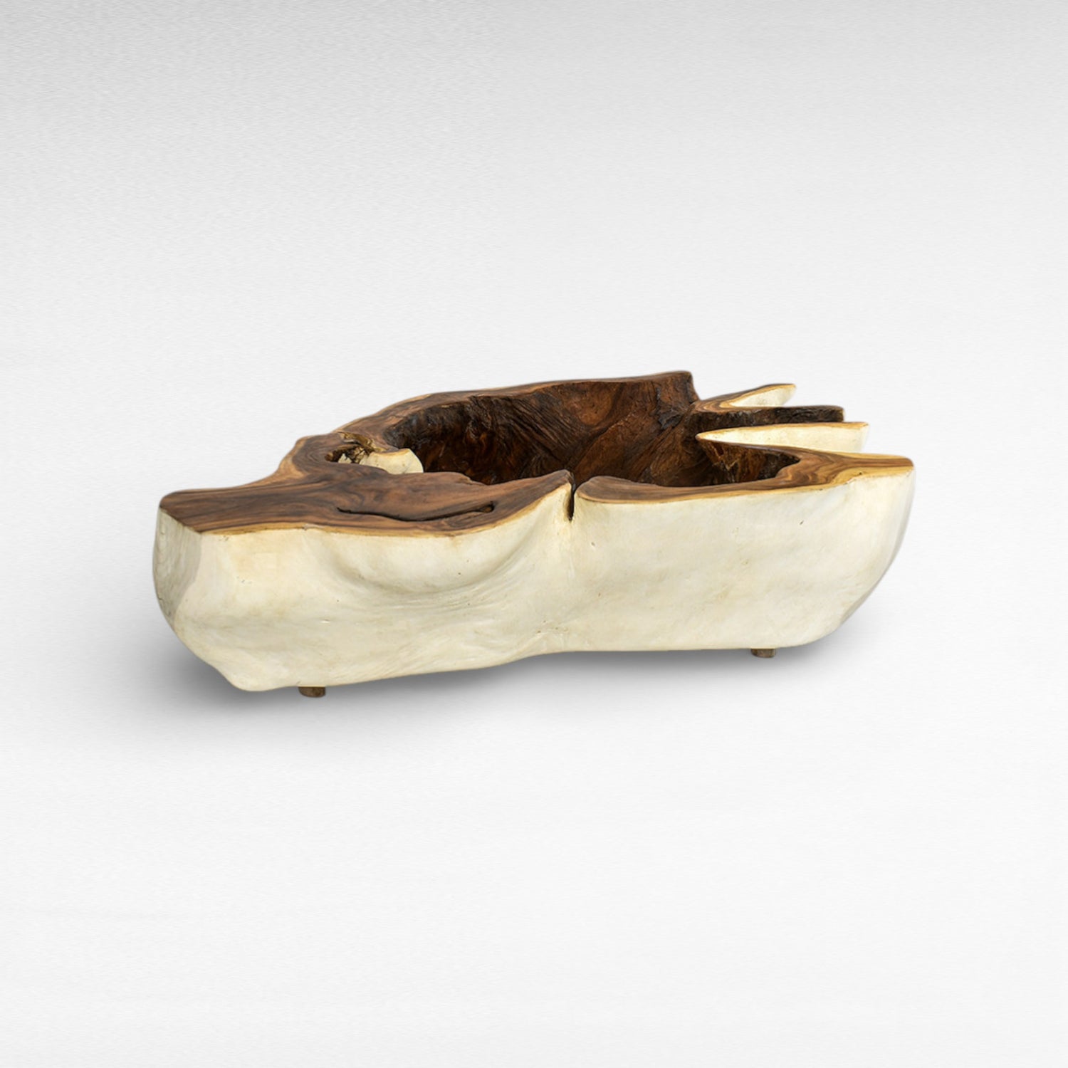 SUAR COFFEE TABLE WITH GLASS W177 |D140 |H45 cm
