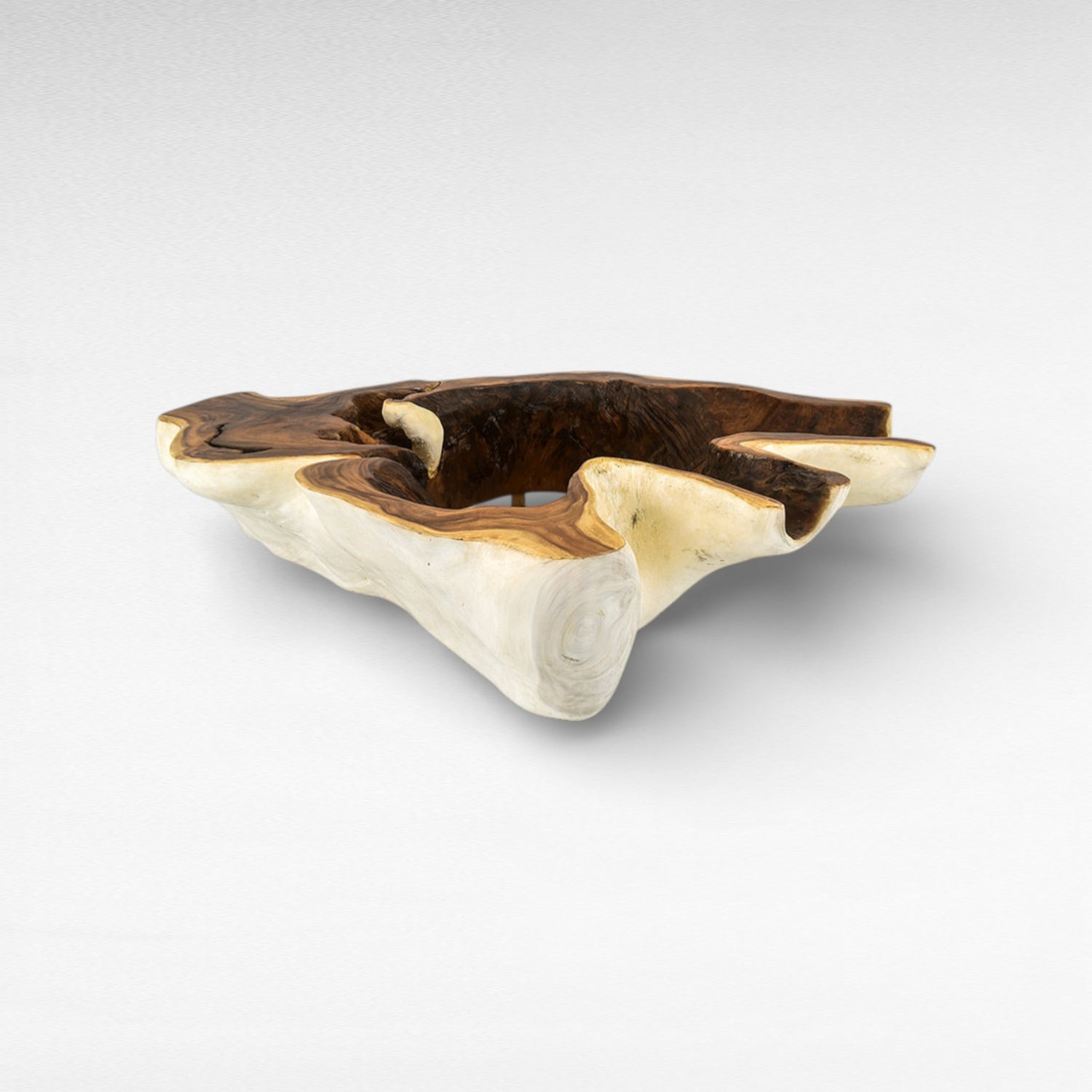 SUAR COFFEE TABLE WITH GLASS W177 |D140 |H45 cm