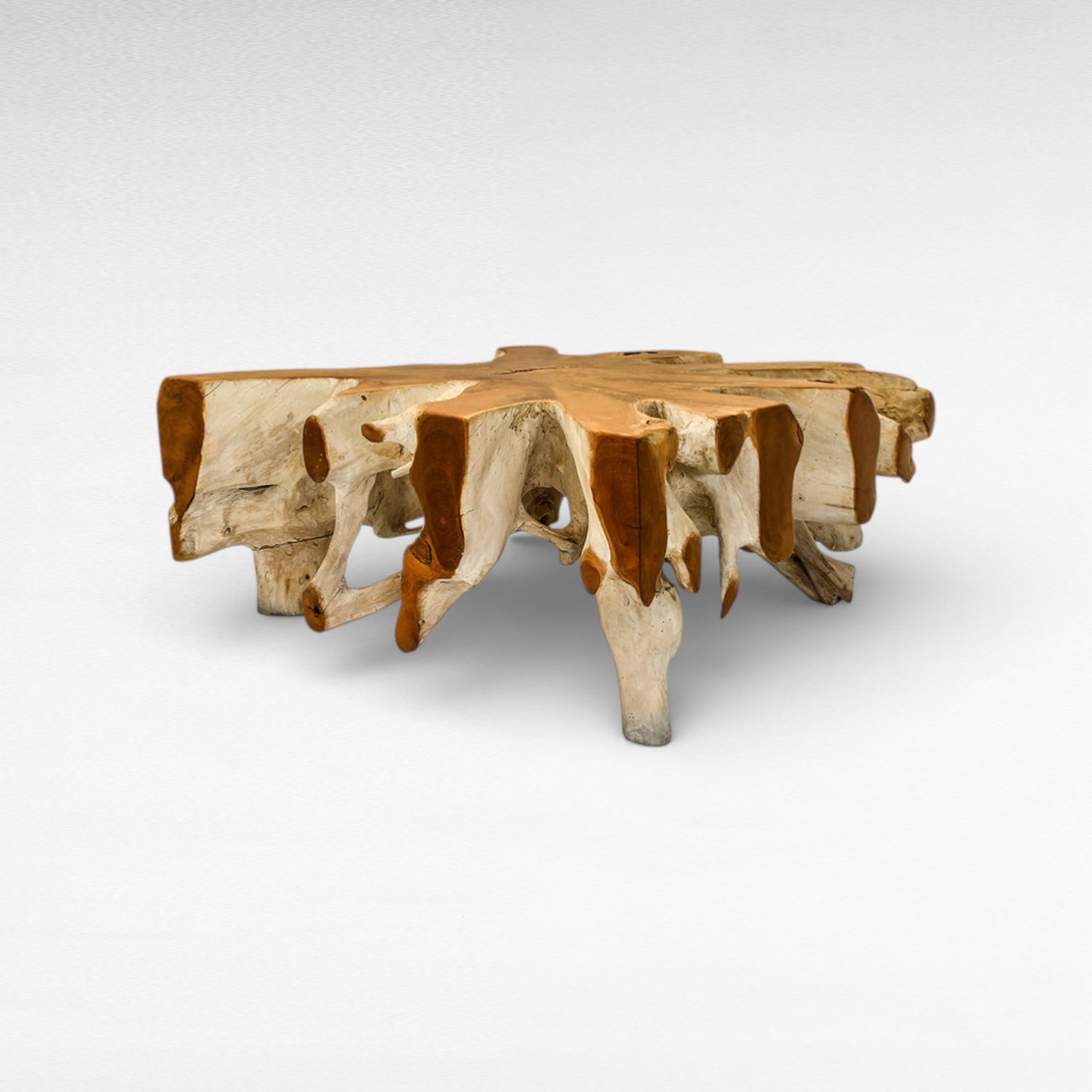 COFFEE TABLE WITH GLASS W100 |D100 |H45 cm