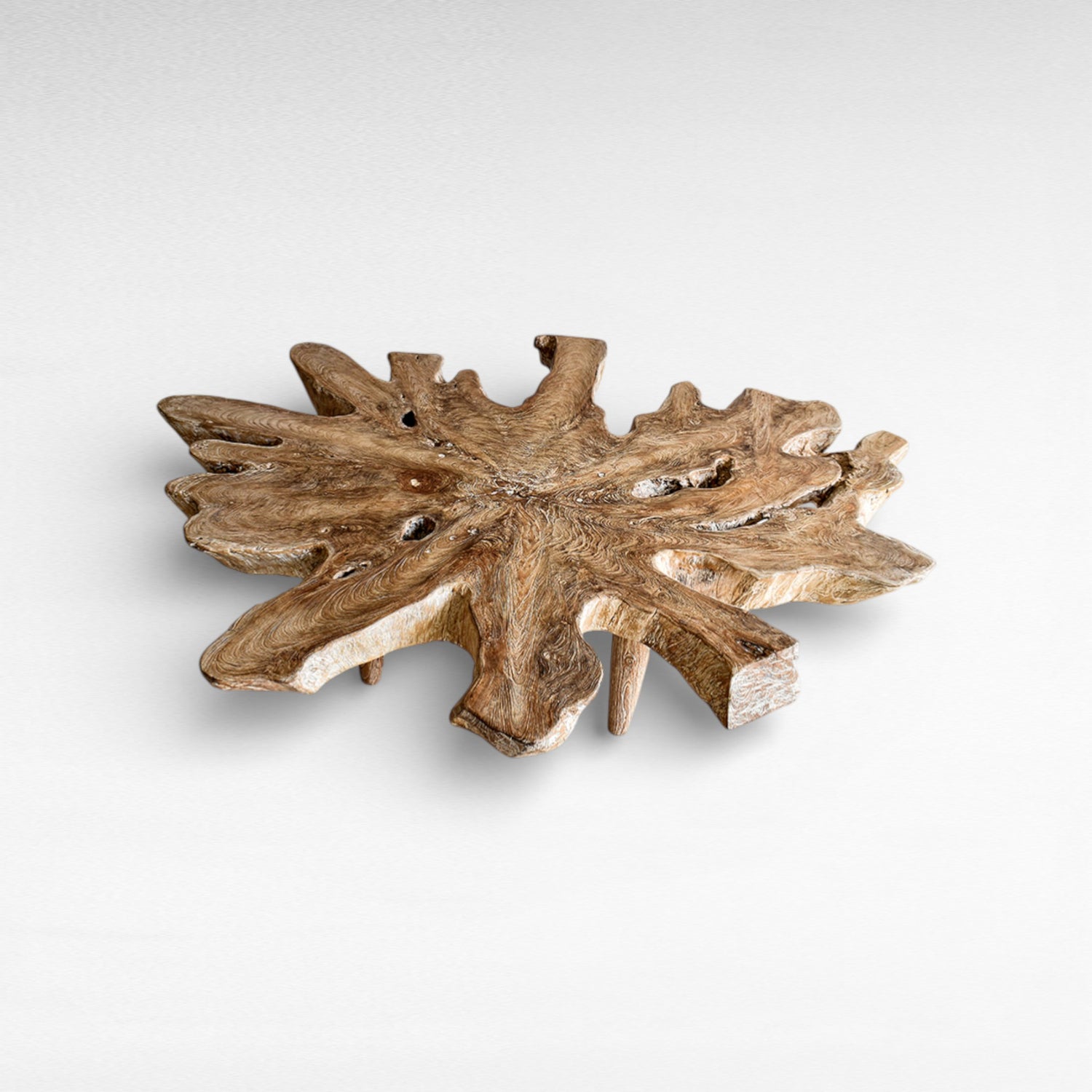 TEAK DIRTY BLEACH W183 |D150 |H45 CM