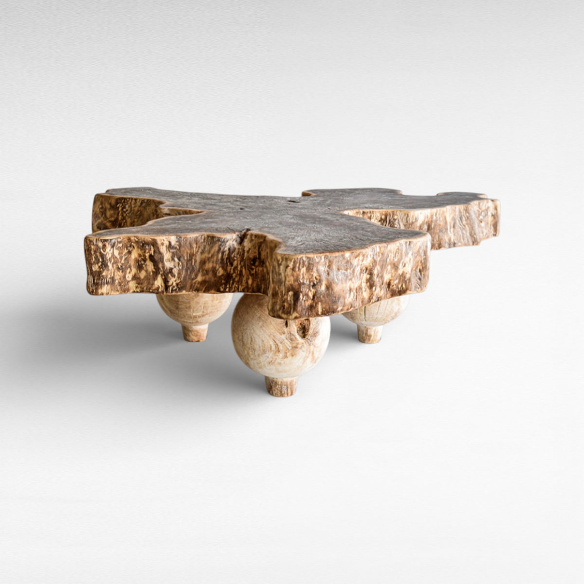 LYCHEE WOOD GREY EROSION W130 |D140 |H45 cm