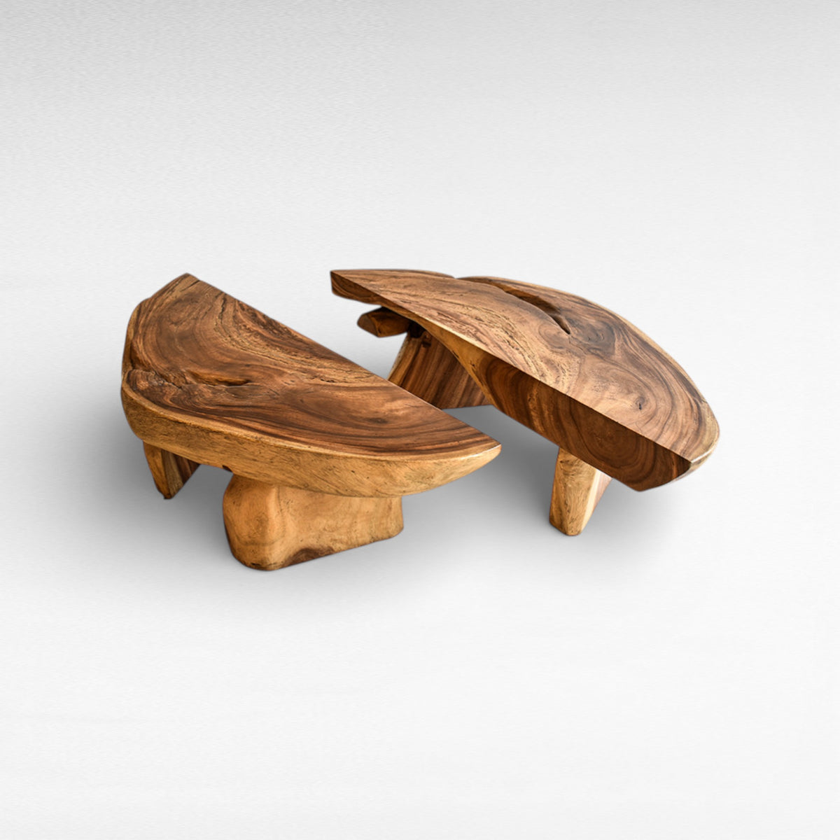 SUAR WOOD NATURAL W130 |D100 |H40 CM