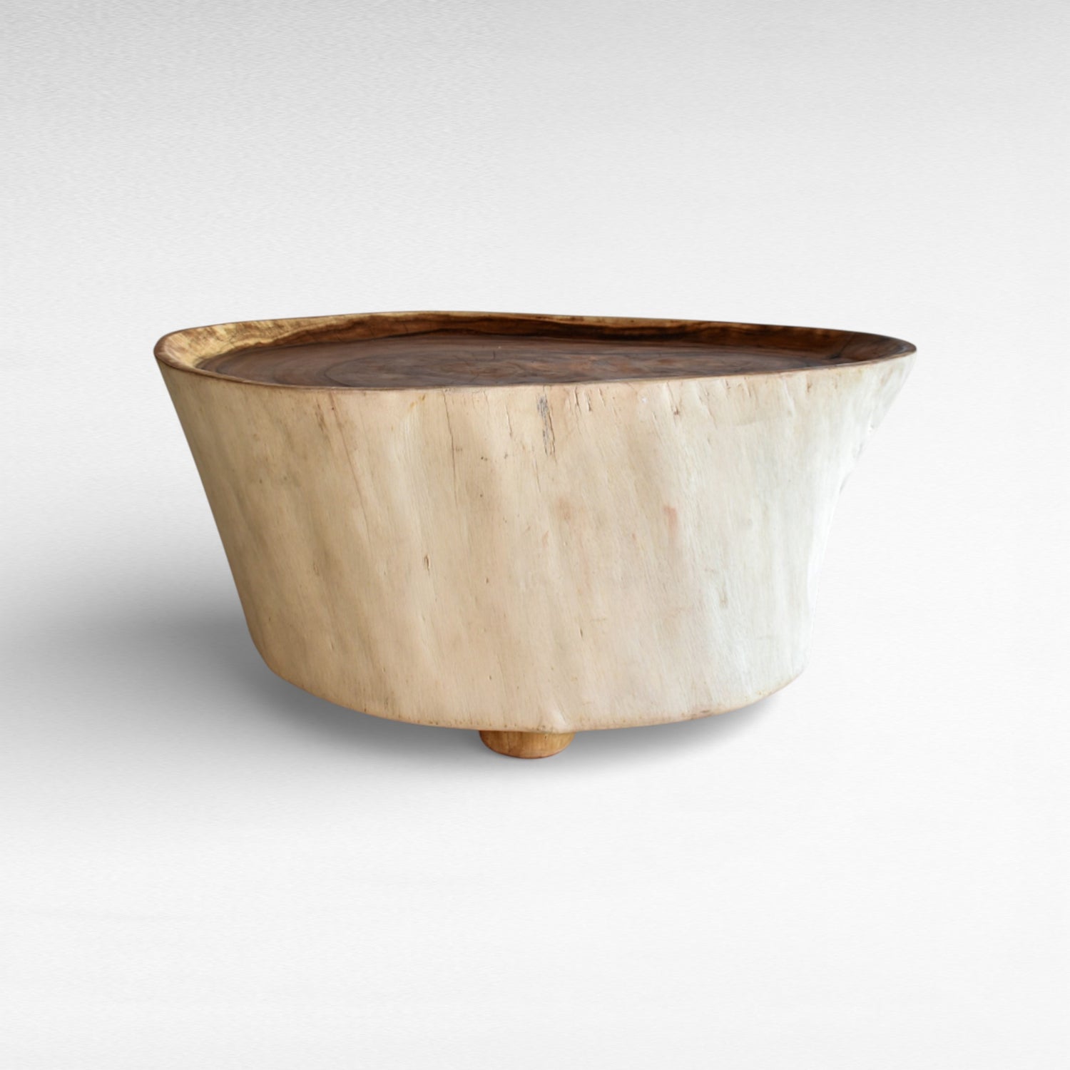 BLEACH SUAR WOOD COFFEE TABLE W100 |D70 |H45 cm