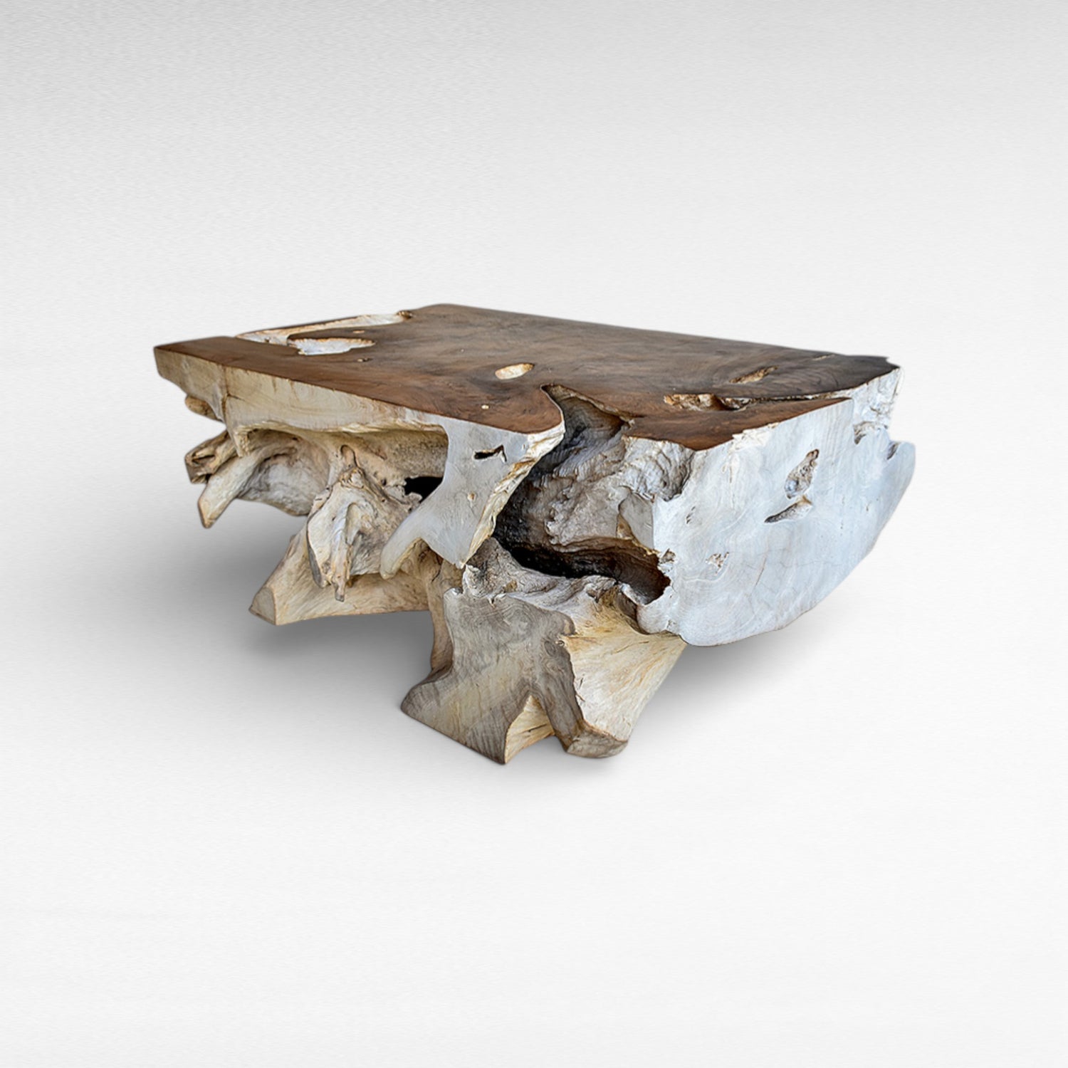 NATURAL COLOR SUAR WOOD COFFEE TABLE W100 |D70 |H45 CM