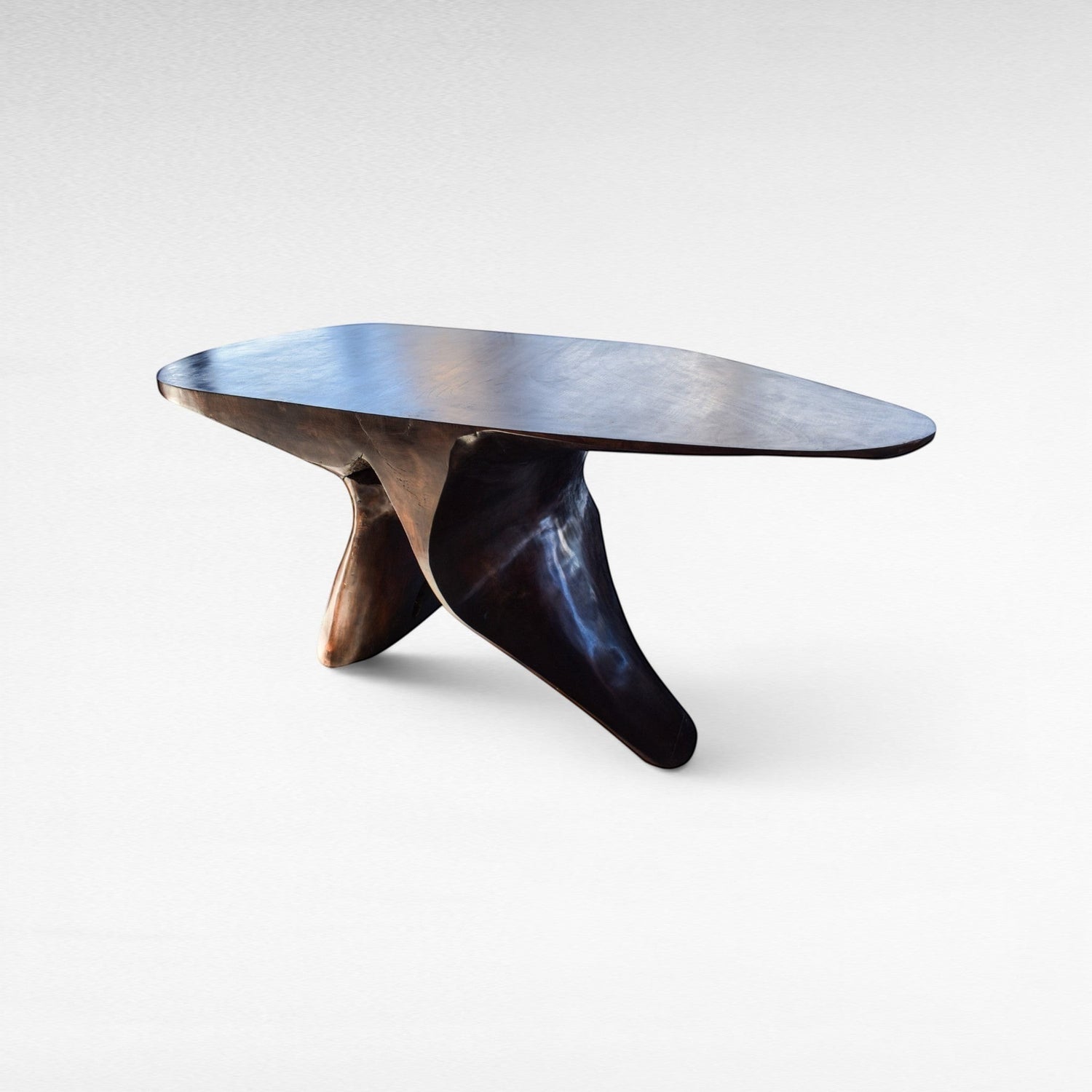 MAHOGANY WOOD DARK BROWN W195 |D75 |H80 CM