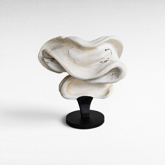 SCULPTURED WOOD BLEACHED DECO - Chora Mykonos