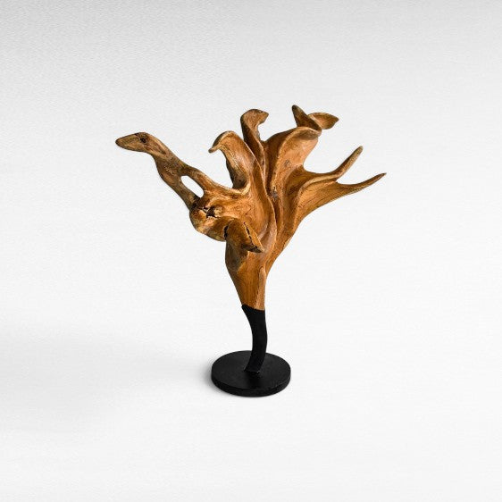 SCULPTURED WOOD NATURAL - Chora Mykonos