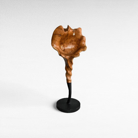 SCULPURED NATURAL WOOD DECO - Chora Mykonos