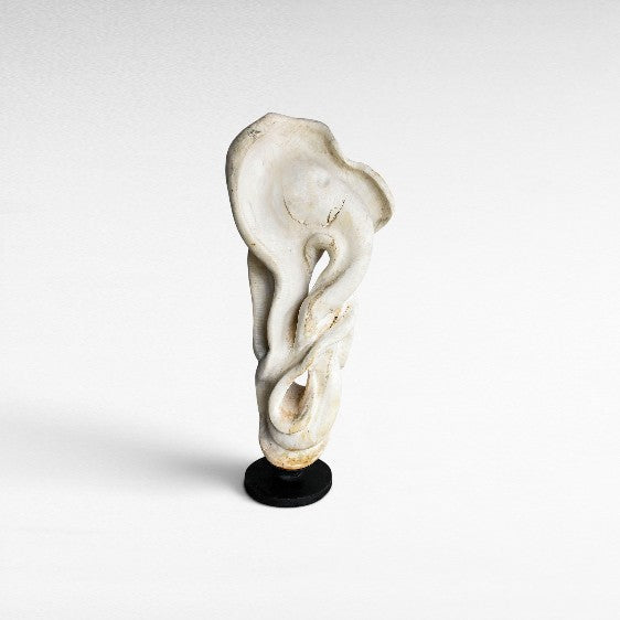 SCULPTURE WOOD BLECHED DECO 50x35x120cm - Chora Mykonos