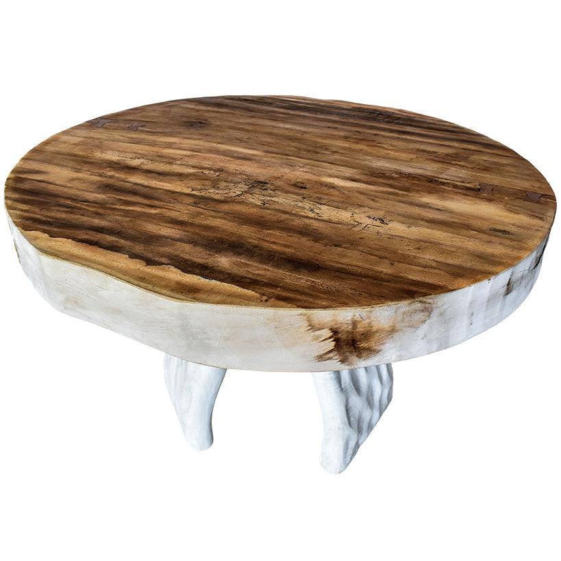 CARVED DINING AROUND TABLE - Chora Mykonos