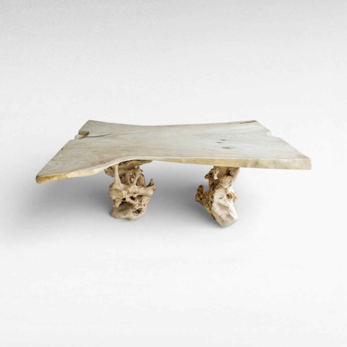 BLEACHED SUAR DINING TABLE L220 |W160 |H80 cm