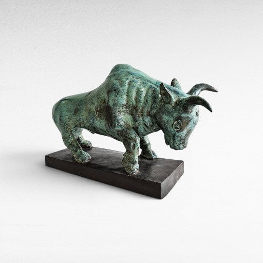 BULL GREEN 51x15x31cm - Chora Mykonos