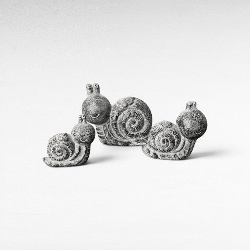 SNAILS BLACK COLOR SET OF 3