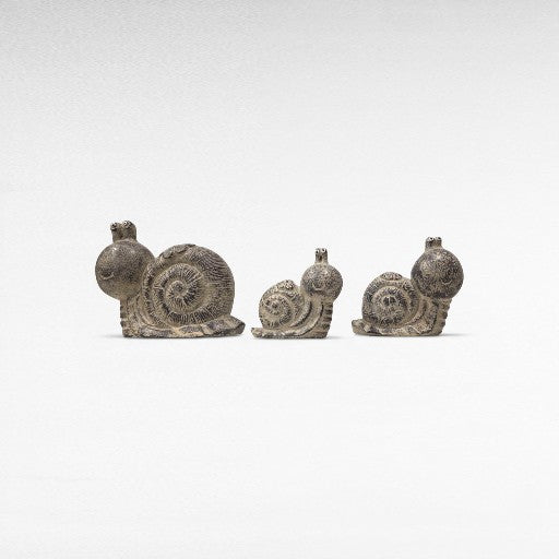 SNAILS BLACK COLOR SET OF 3