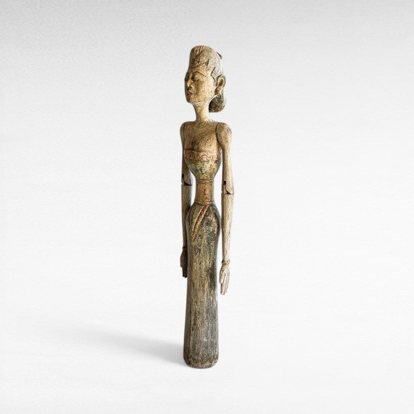 STATUE WITH ANTIQUE FINISH 21x14x100 - Chora Mykonos