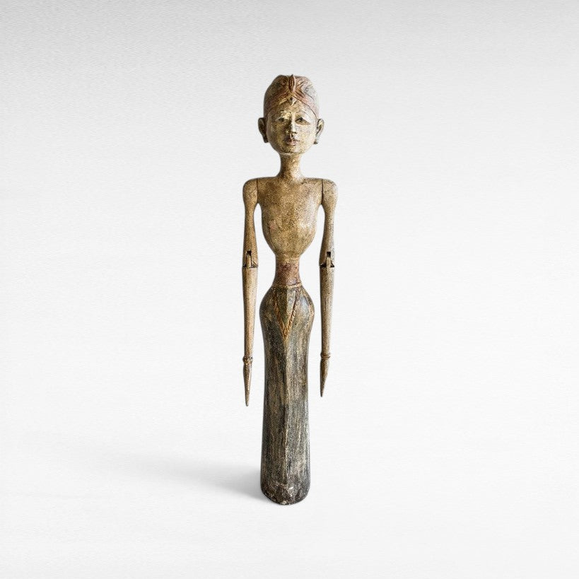 STATUE WITH ANTIQUE FINISH 21x14x100 - Chora Mykonos