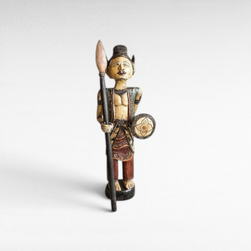 SOLDIER STATUE WITH ANTIQUE FINISH 26x22x82 - Chora Mykonos