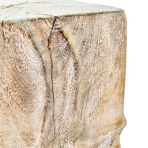 MANGO WOOD NATURAL SIDE TABLE W40 |D40 |H50 CM