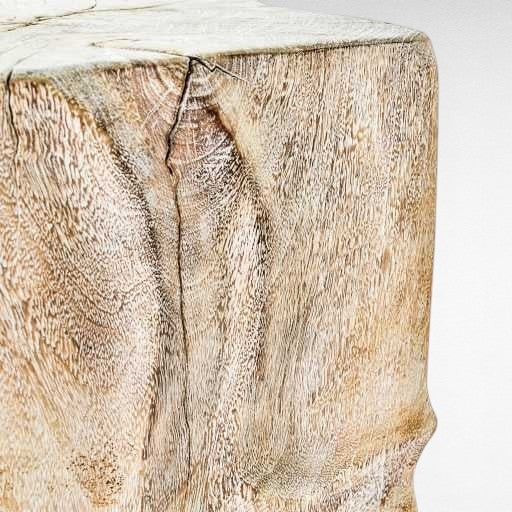 MANGO WOOD NATURAL SIDE TABLE W40 |D40 |H50 CM