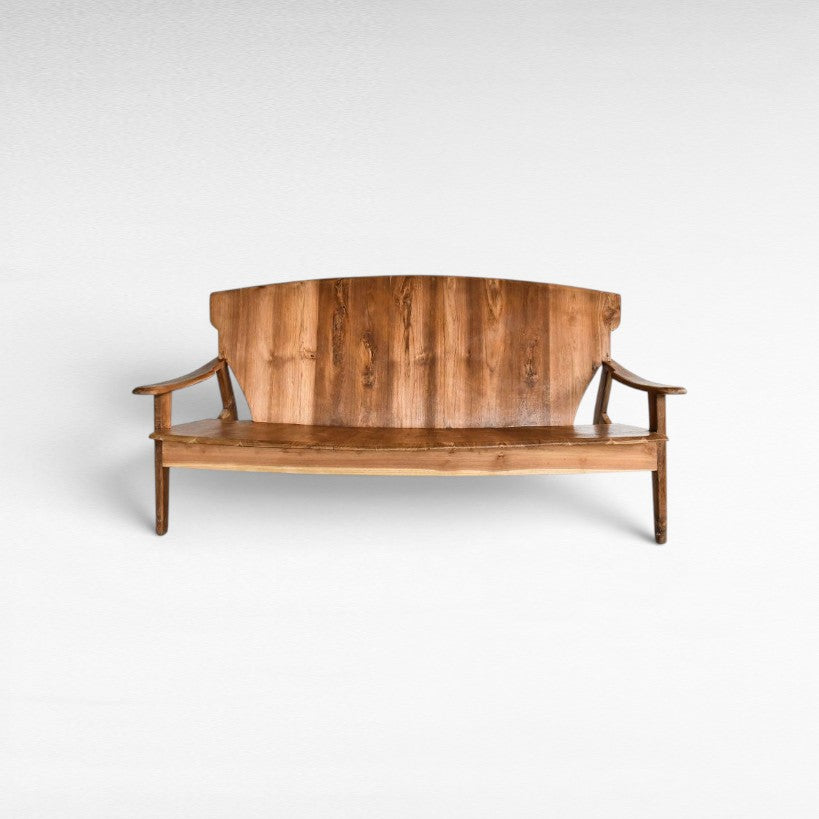 NATURAL COLOR TEAK WOOD SOFA - Chora Mykonos