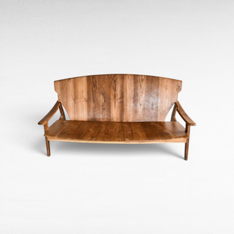 NATURAL COLOR TEAK WOOD SOFA - Chora Mykonos
