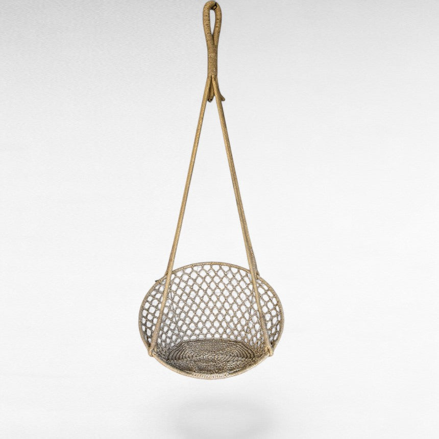 COTTON ROPE AND IRON FRAME Φ70 |H160 cm