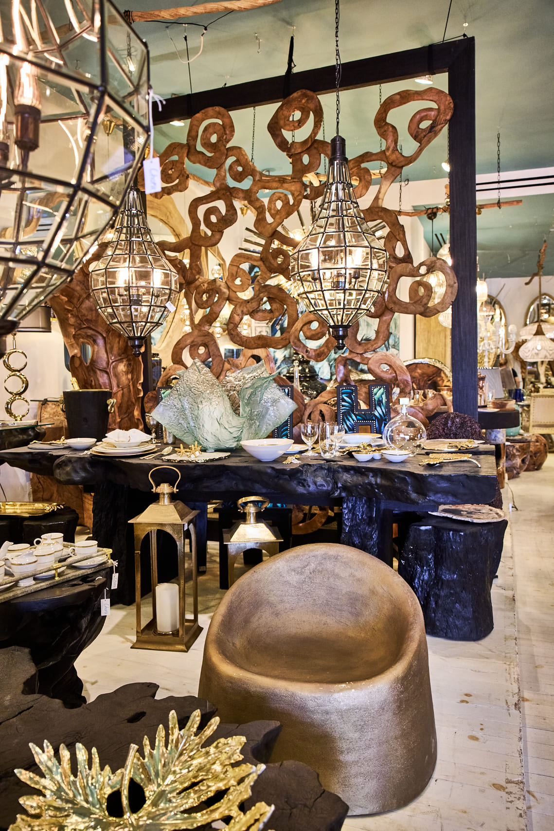 BRASS RELAX CHAIR W68 |D70 |H56 cm