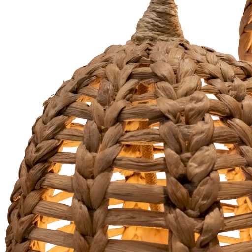 Pendant Light Rattan & Grass Natural