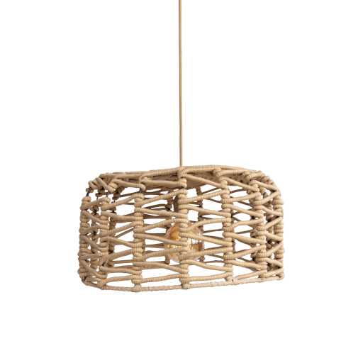 ROPE HANDMADE GEOMETRICAL WEAVING Φ60 |H30 cm