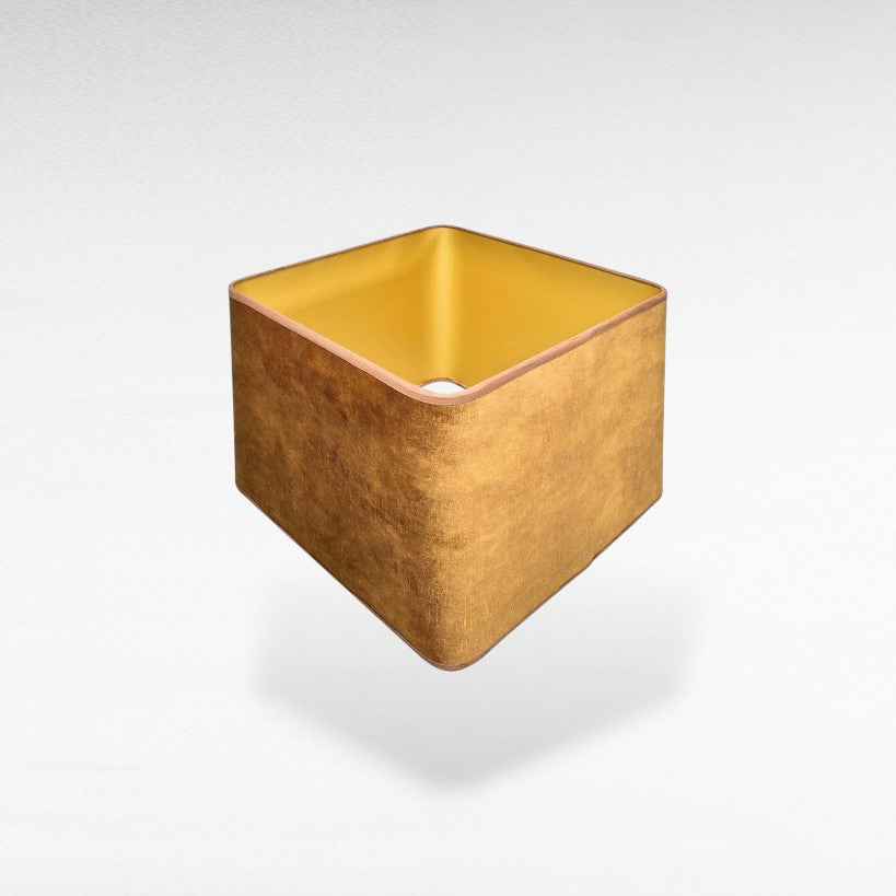 Brown Velvet Lamp Shade