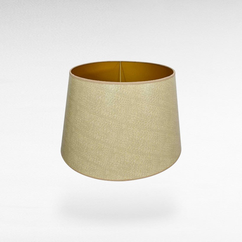 Beige Faux Snake Lamp Shade