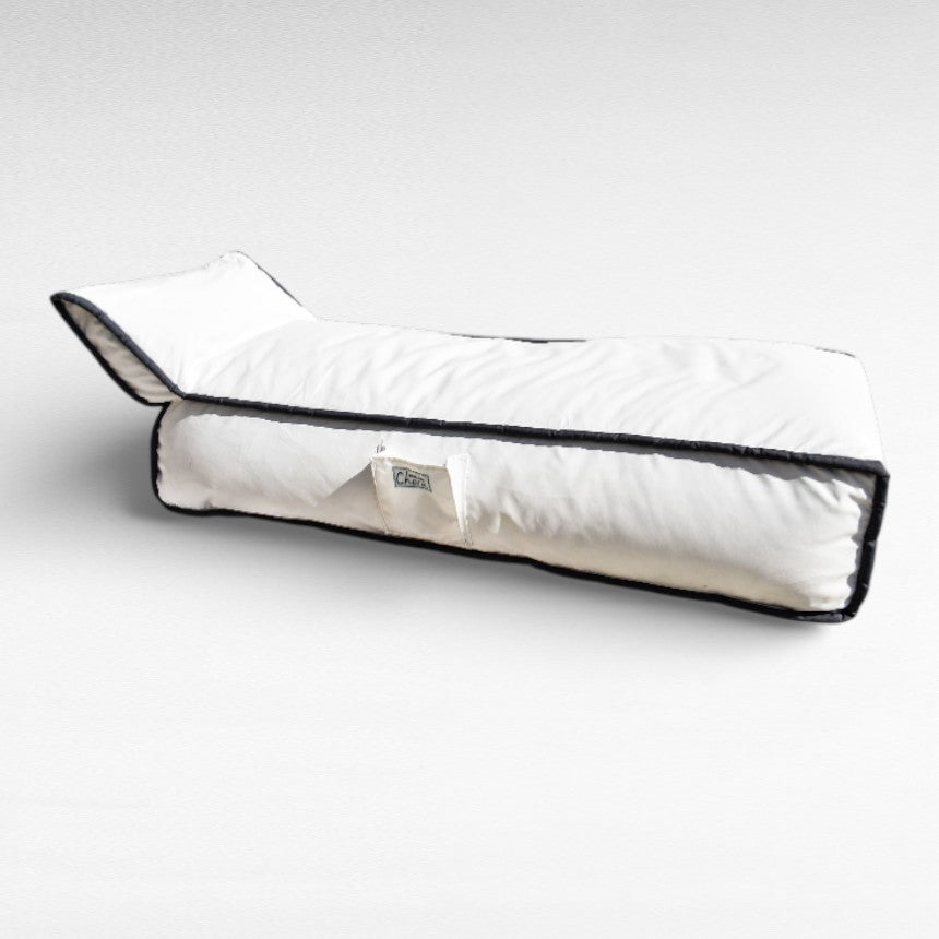 PREMIUM PVC LONG SIZE WHITE & GREY W185 |D70 |H70 CM