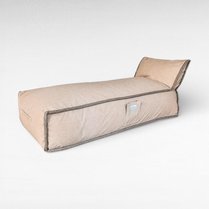 PREMIUM PVC LONG SIZE BEIGE & BROWN W185 |D70 |H70 CM