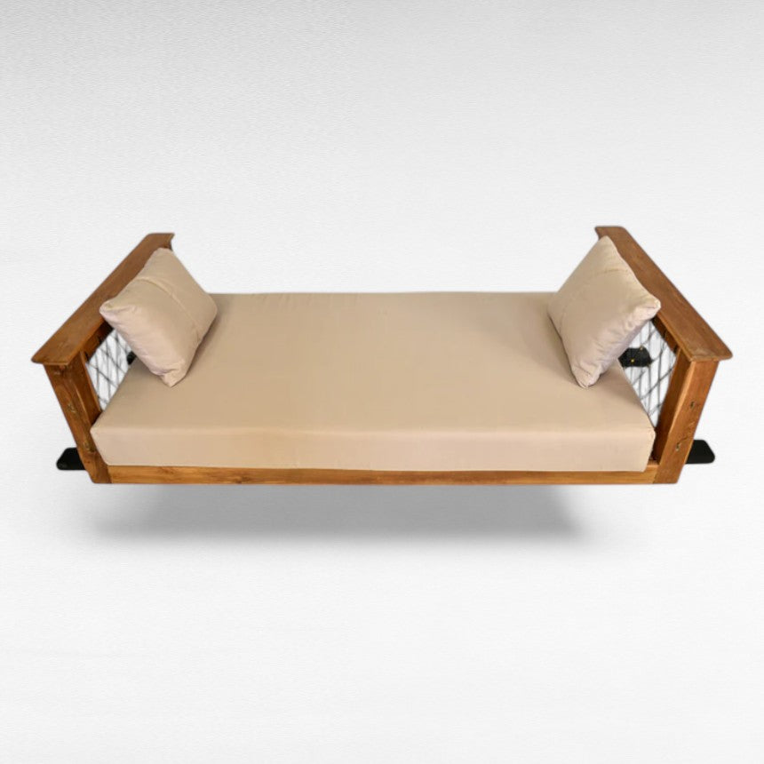 TEAK WOOD SWING DAYBED L225 |W100 |H60 cm