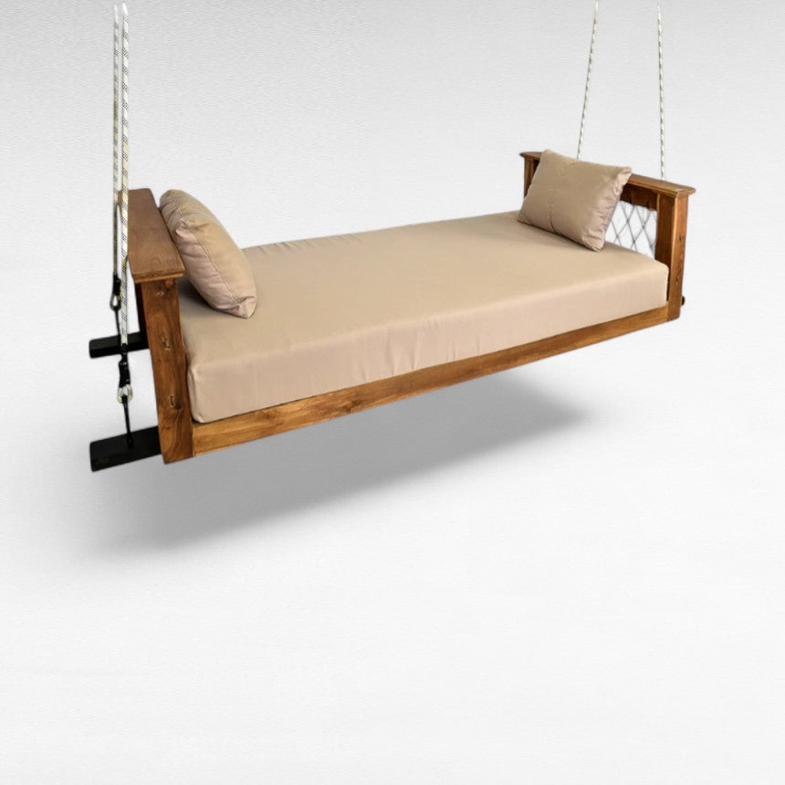 TEAK WOOD SWING DAYBED L225 |W100 |H60 cm