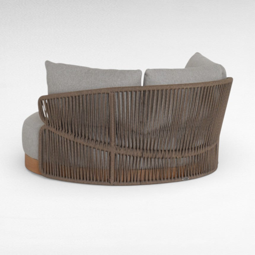DAYBED ROUND NATURAL & GREY W1155 |D155 |H70 cm