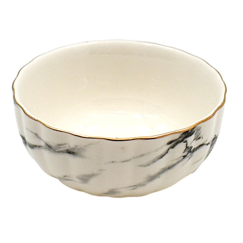 MARBLE LIKE DINNERWARE SET OF 24