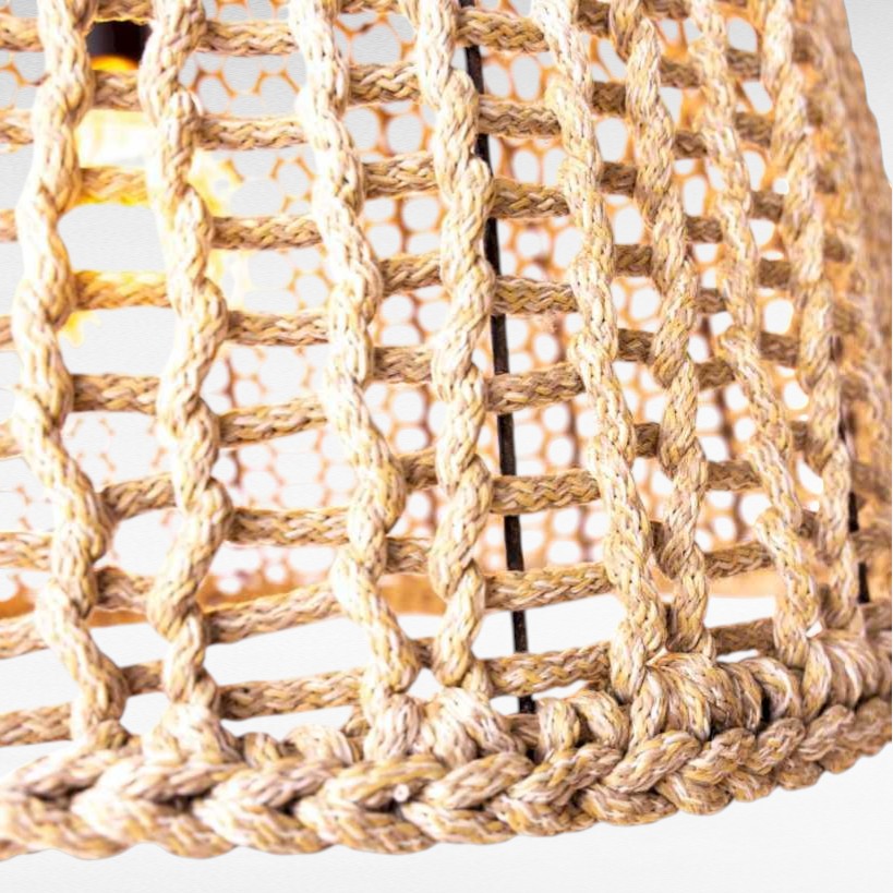 ROPE HANDWOVEN DOME SHAPE Φ70 |H52 cm