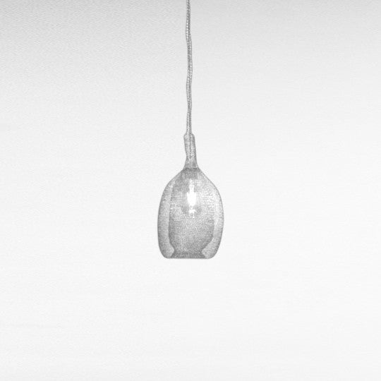 METAL WIRE HANDWOVEN BELL SHAPE Φ15 |H140 cm