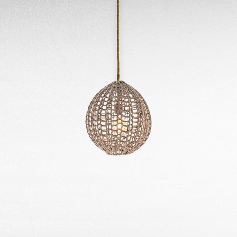 Pendant Light Ball Rope Natural