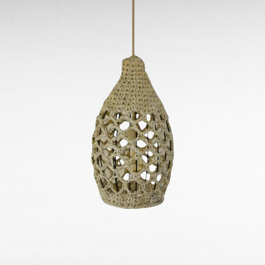 ROPE HANDWOVED DROP SHAPE Φ35 |H55 cm