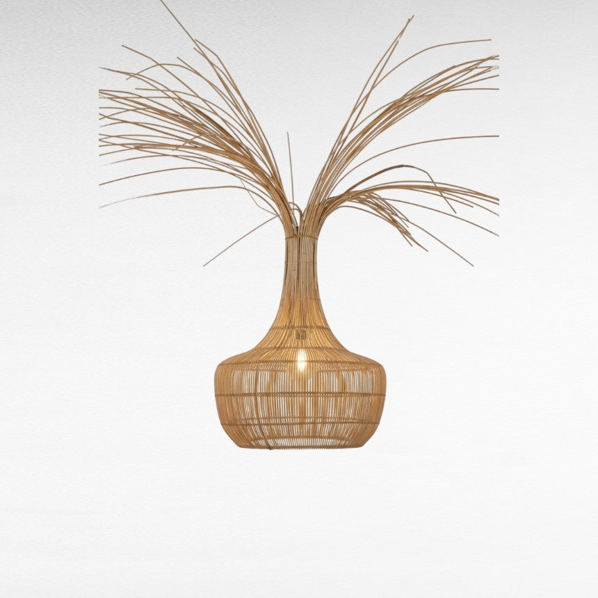 NATURAL RATTAN LONG TAIL SHAPE Φ50 |H65cm